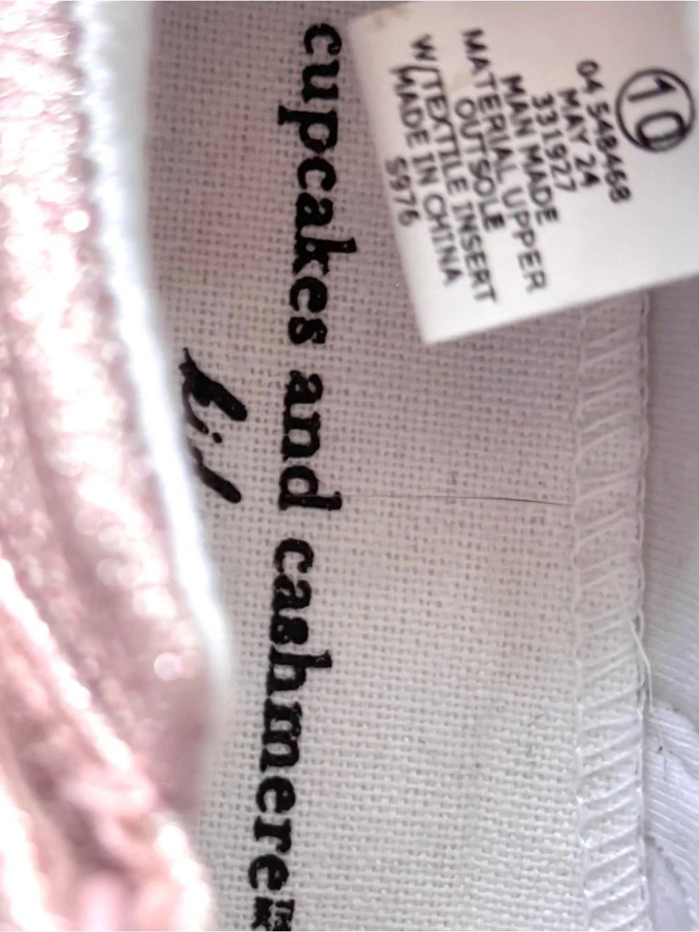 Cupcakes & Cashmere Kids Glitter Mary Janes – Size 10 (NWOT) - Picture 8 of 8